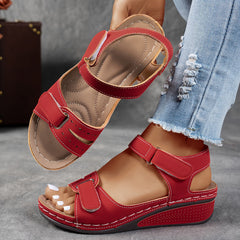 Giorgia | Platform Wedge Sandals with Open Toe for Women