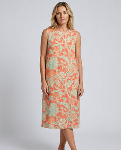 Anovia | Sleeveless Floral Midi Dress