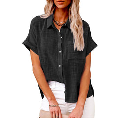 Marona | Button-Down Shirt with Short Sleeves for Women