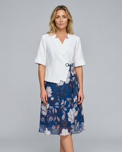 Josie | Soft Cotton-Blend Midi Dress
