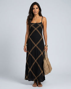 Alejandra | Sleeveless Bohemian Maxi Dress