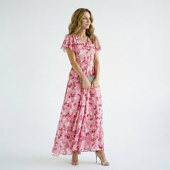 Bianca | Floral Print Maxi Dress