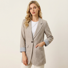 Margot | Tailored Turned-Cuff Blazer