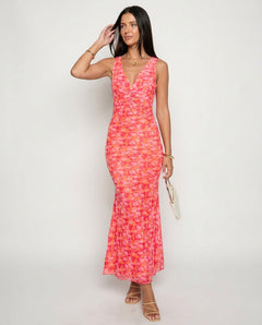 Beck | Floral Print Maxi Dress
