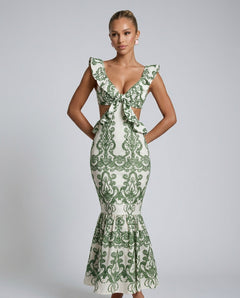 Sorrento | Embroidered Summer Maxi Dress