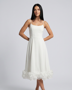 Zariah | Midi Dress with Ruffled Hem