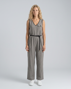 Araceli | V-Neck Sleeveless Jumpsuit
