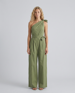 Leslie | One-Shoulder Wide-Leg Jumpsuit