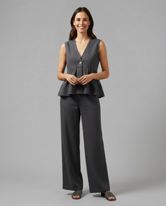 Elaine | Two-Piece Set with Wide Trousers