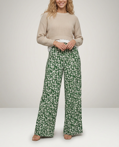 Vonda | Palazzo Trousers with Floral Print