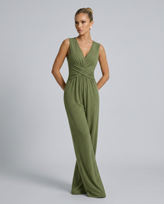 Tamera | Sleeveless Jumpsuit with Wide-Leg Trousers