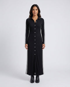 Tatum | Striped Button-Front Maxi Dress
