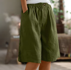 Daenerys | Loose Fit Shorts with Elastic Waist and Pockets for Women