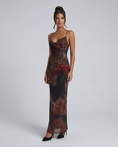 Adelia | Spaghetti Strap Slip Maxi Dress