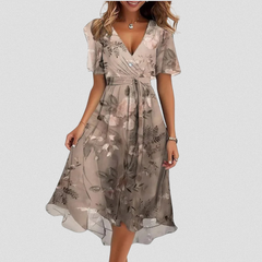 LAVINA – Vibrant Boho Midi Dress