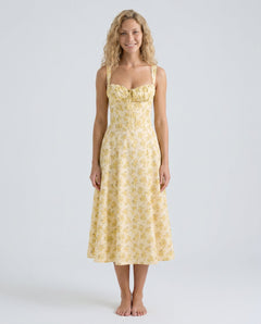 Orla | Floral A-Line Summer Midi Dress