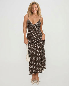 Jorjana | Polka Dot Maxi Dress
