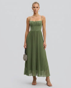Seraphina | Sweetheart Neck Flowy Slip Maxi Dress