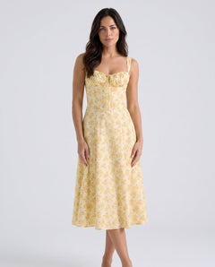 Savannah | Floral A-Line Summer Midi Dress