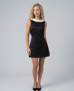 Delphine | Cowl Neck Backless Mini Dress
