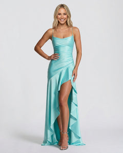 Odette | One-Shoulder Draped Maxi Dress