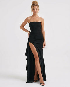 Ondine | Corset Lace-Up Maxi Dress