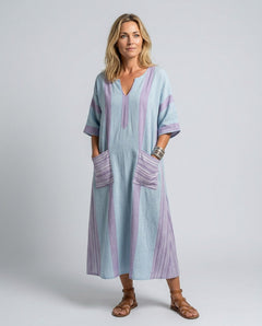 Cora | Relaxed Pocket Midi Dress
