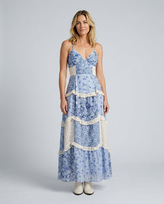 Thea | Spaghetti Strap Open Back Maxi Dress