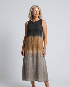 Beatriz | Sleeveless Ombre Midi Dress
