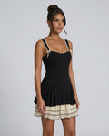 Vivienne | Knitted Bodycon Black Mini Dress
