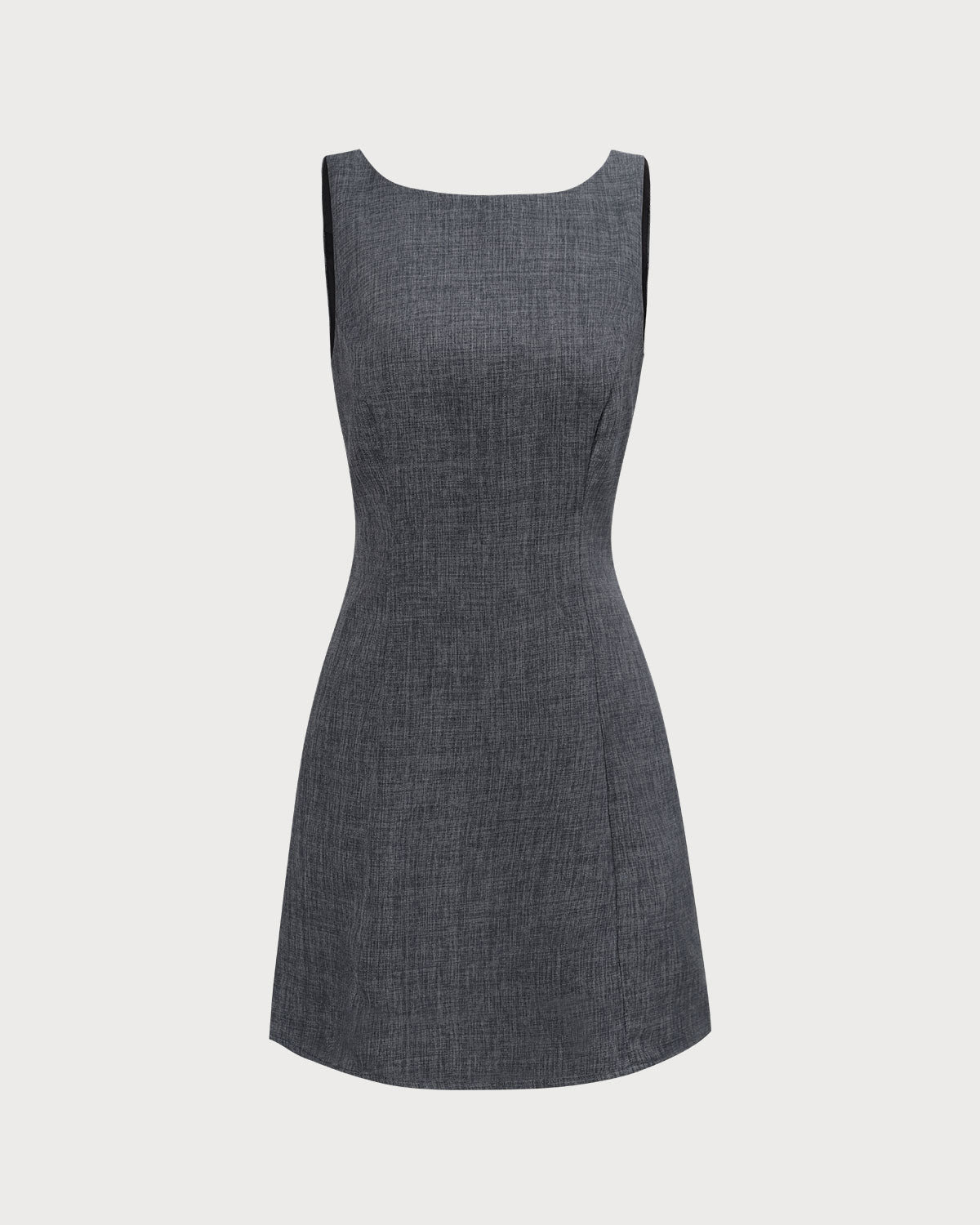 Tatum | Boat Neck Sleeveless Mini Dress
