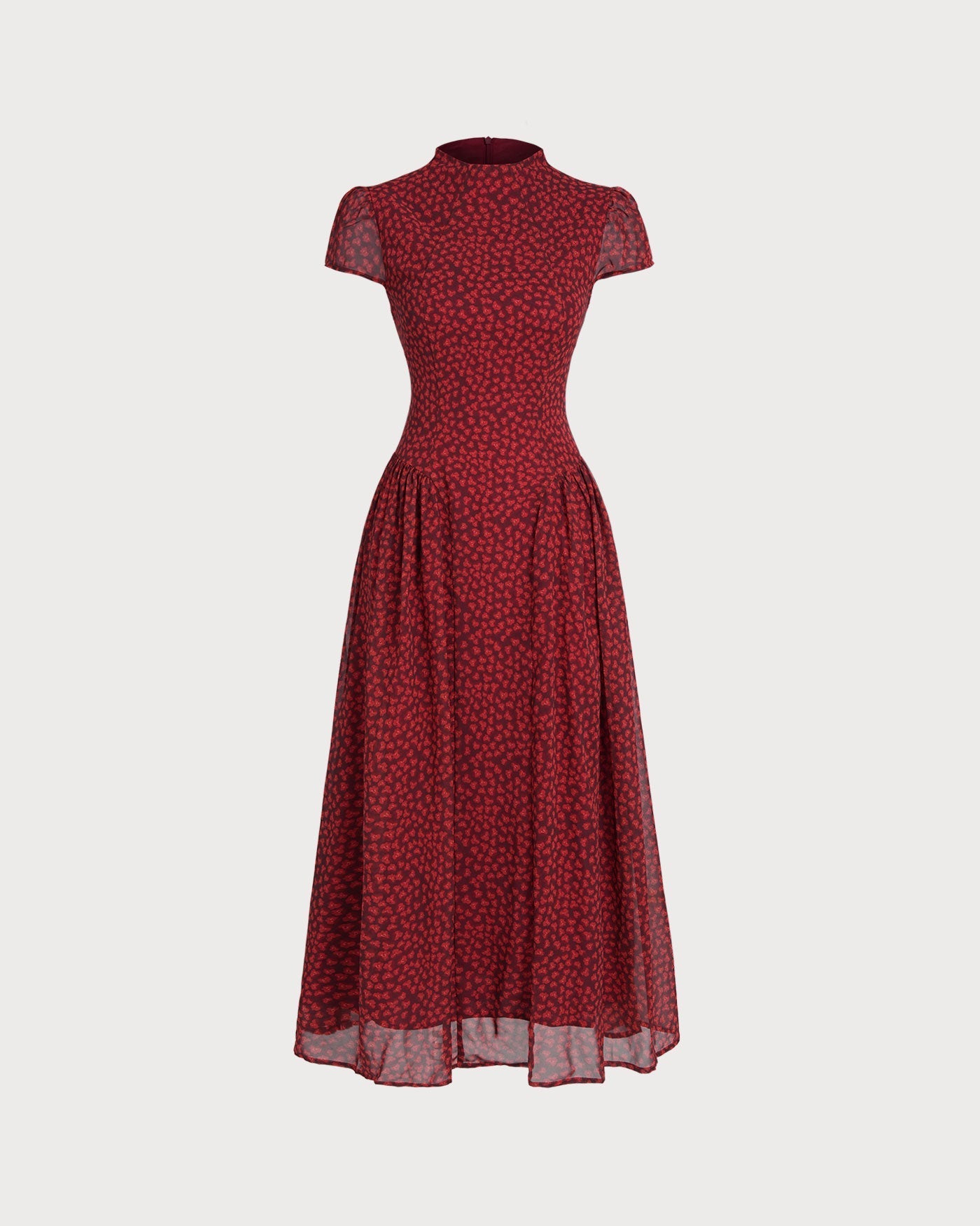 Rosetta | Cap Sleeve Floral Maxi Dress