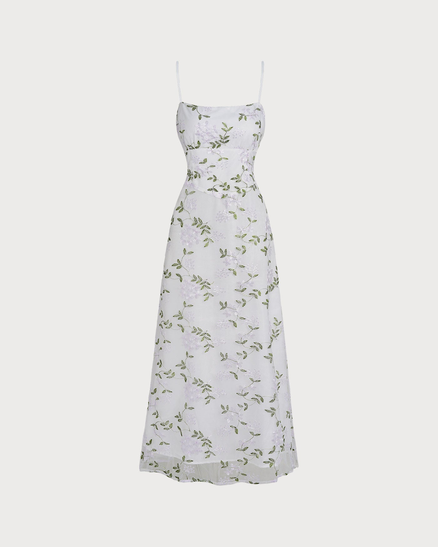 Kira | Floral Print Spaghetti Strap Maxi Dress