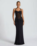 Cora | Halter Neck Backless Maxi Dress