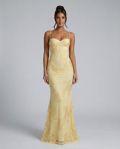 Ionela | Spaghetti Strap Mermaid Maxi Dress