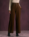 Wren | High-Waist Button-Front Straight Pants