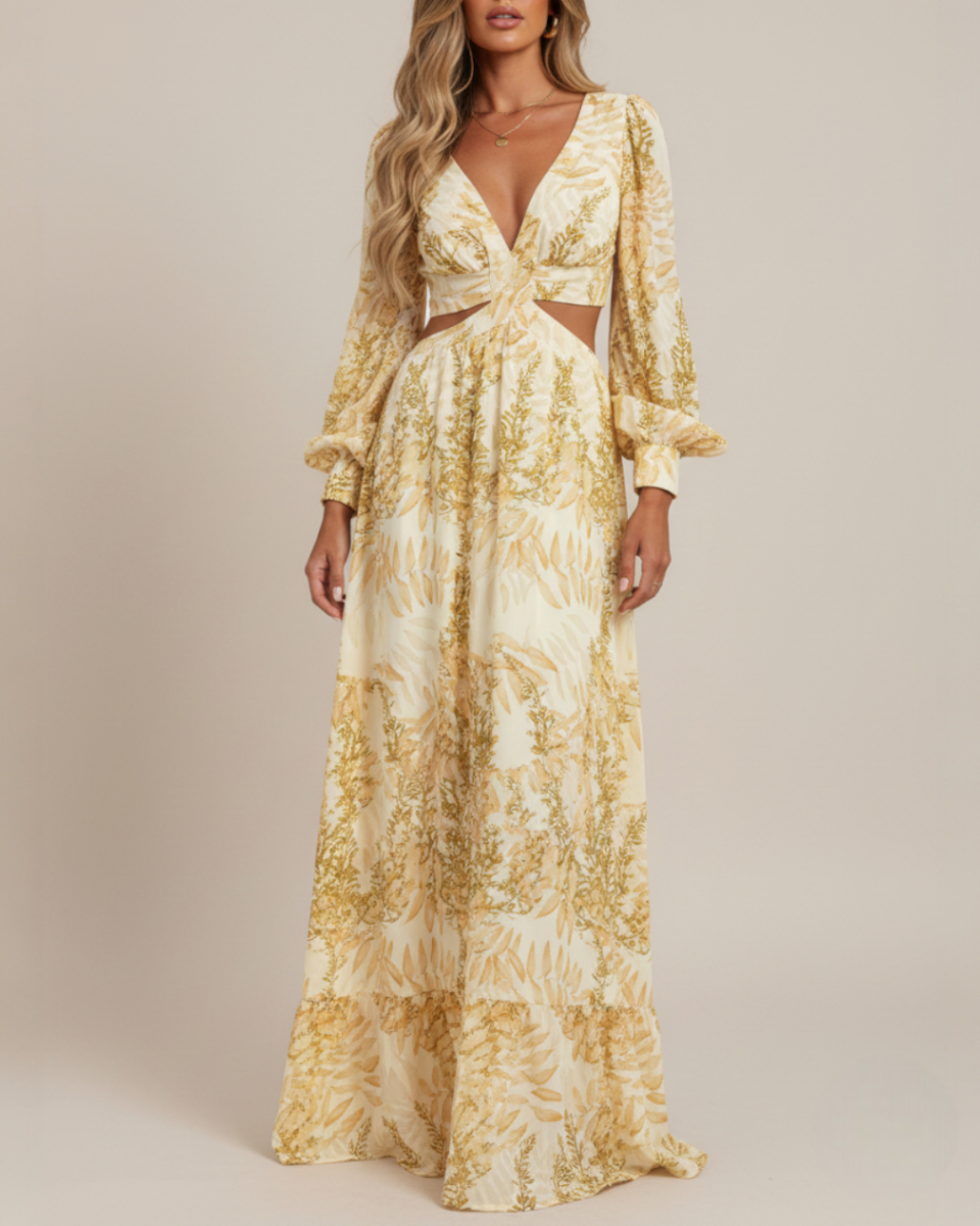 Marula | Maxi Dress with Cut-Out Waist