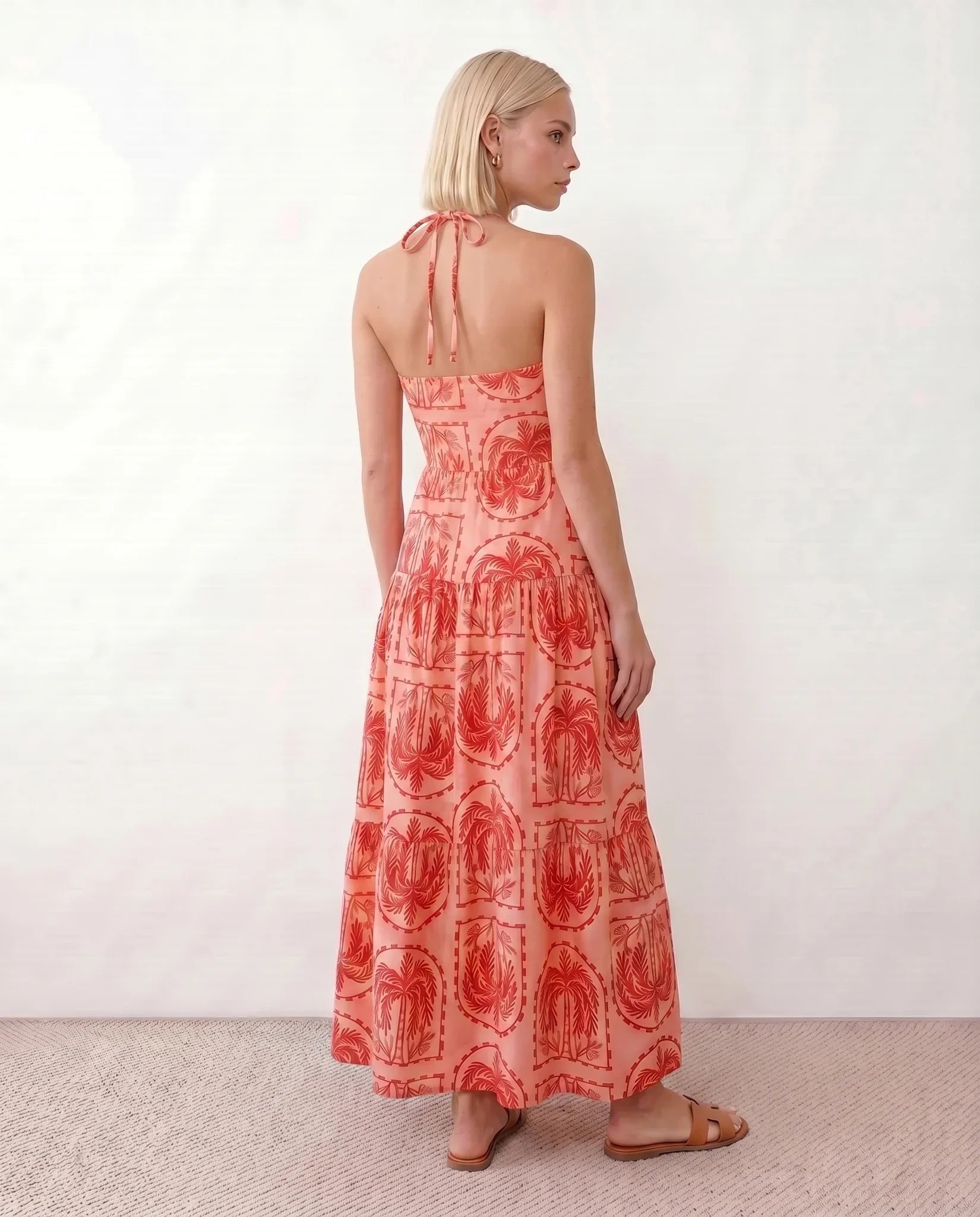 Serena | Spaghetti Strap Low Back Maxi Dress