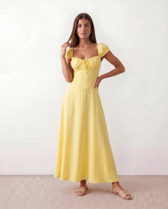 Halle | Sweetheart Low Back Maxi Dress