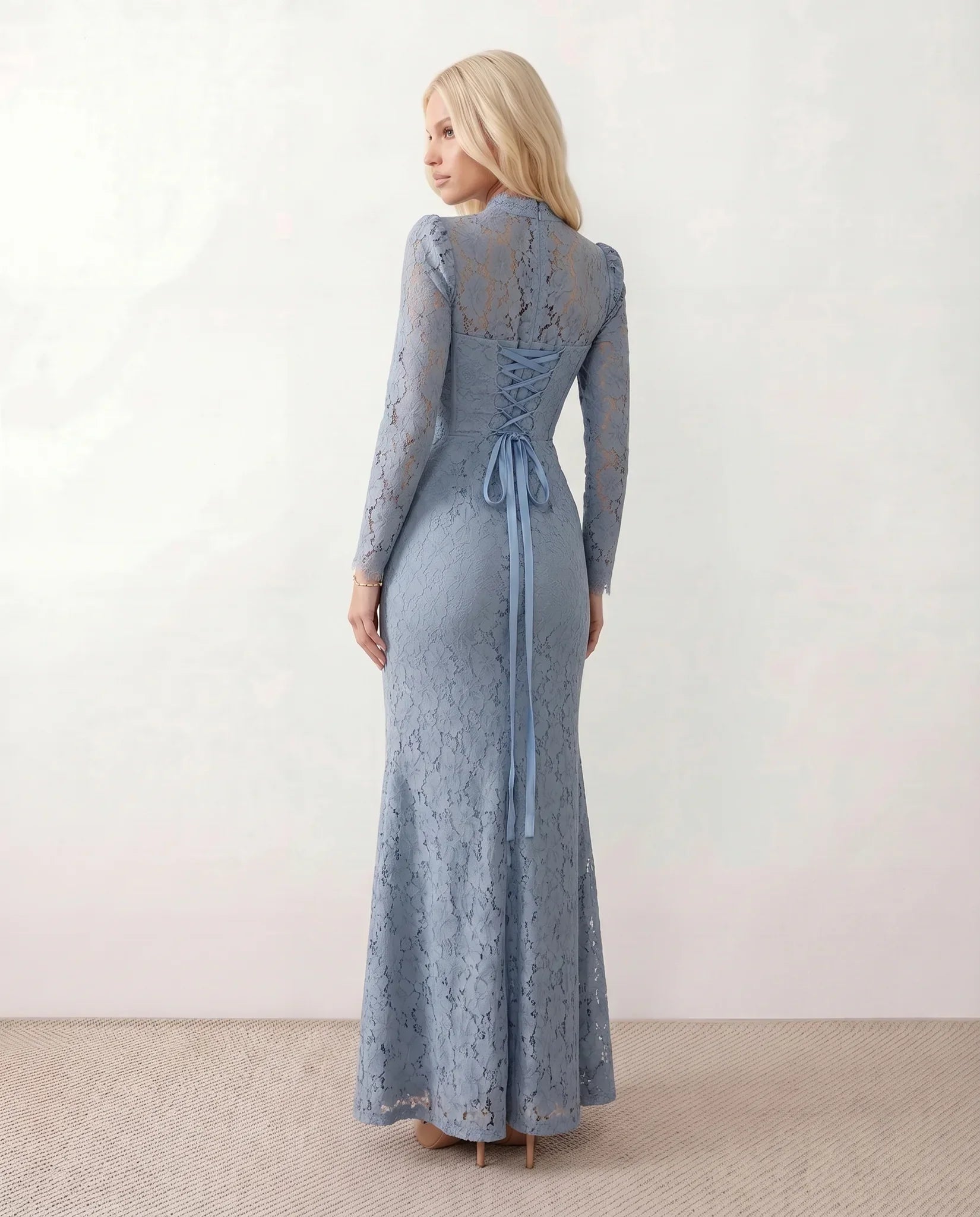 Kaia | Lace Mermaid Maxi Dress