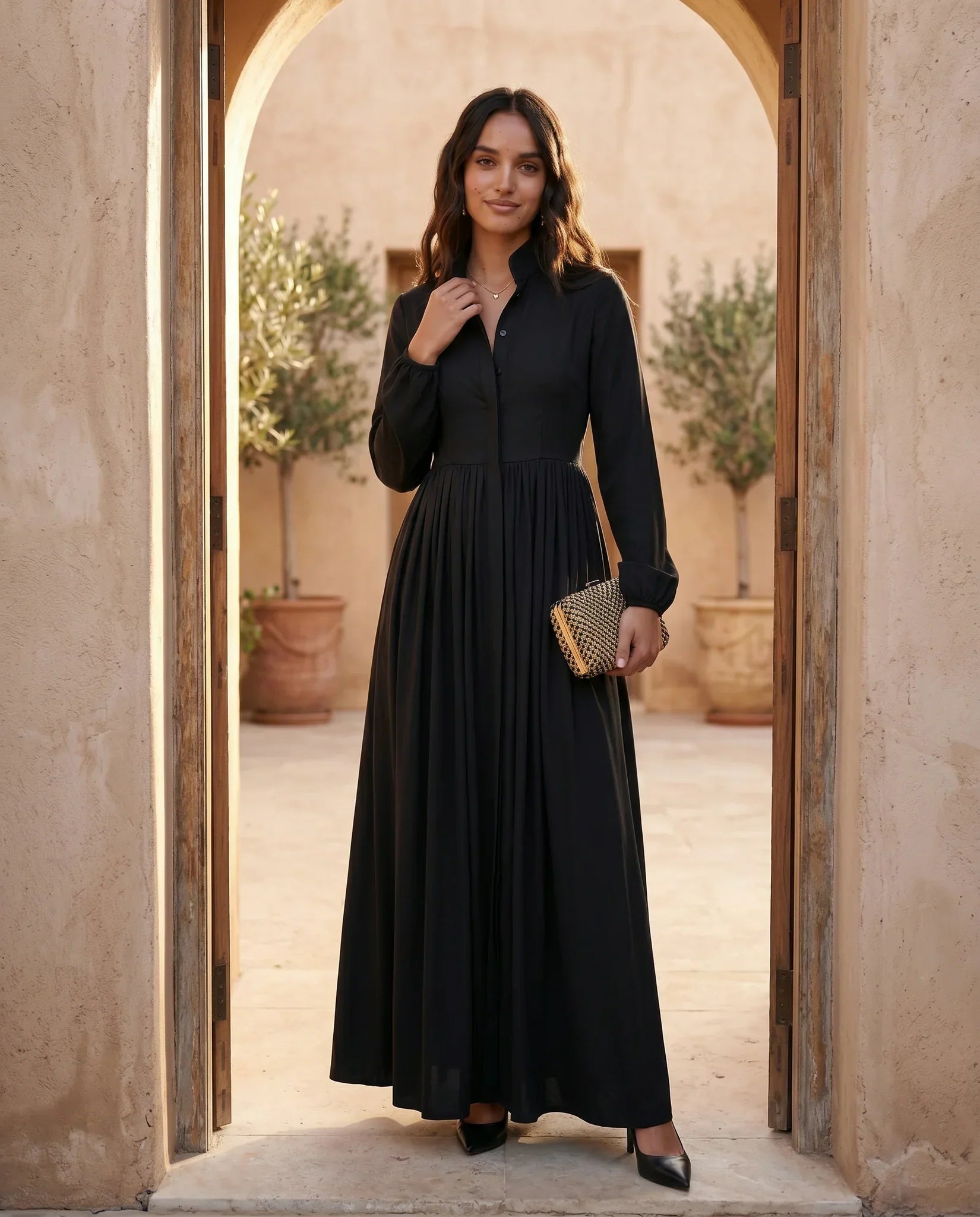Raissa | Button Front Maxi Dress