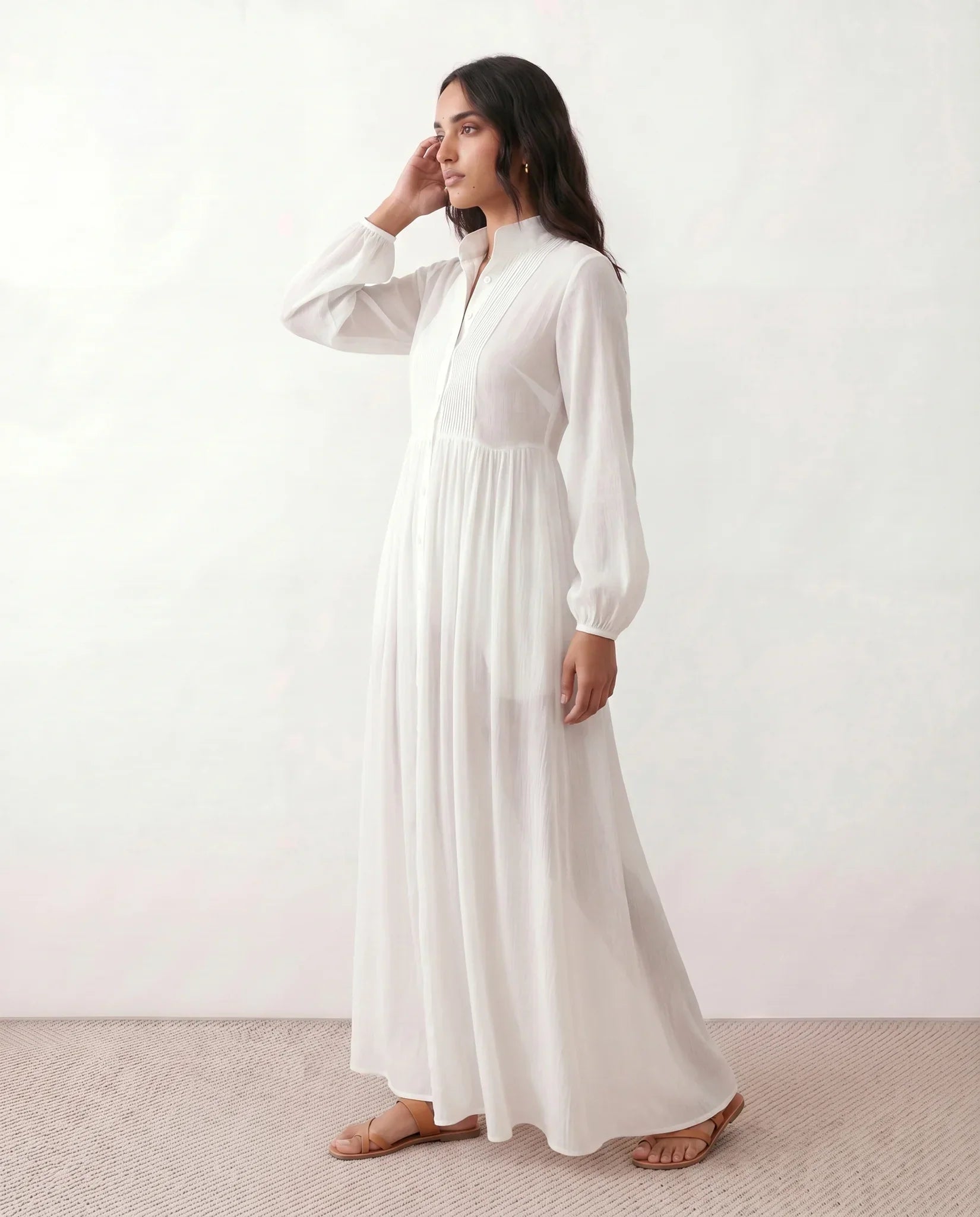 Raissa | Button Front Maxi Dress