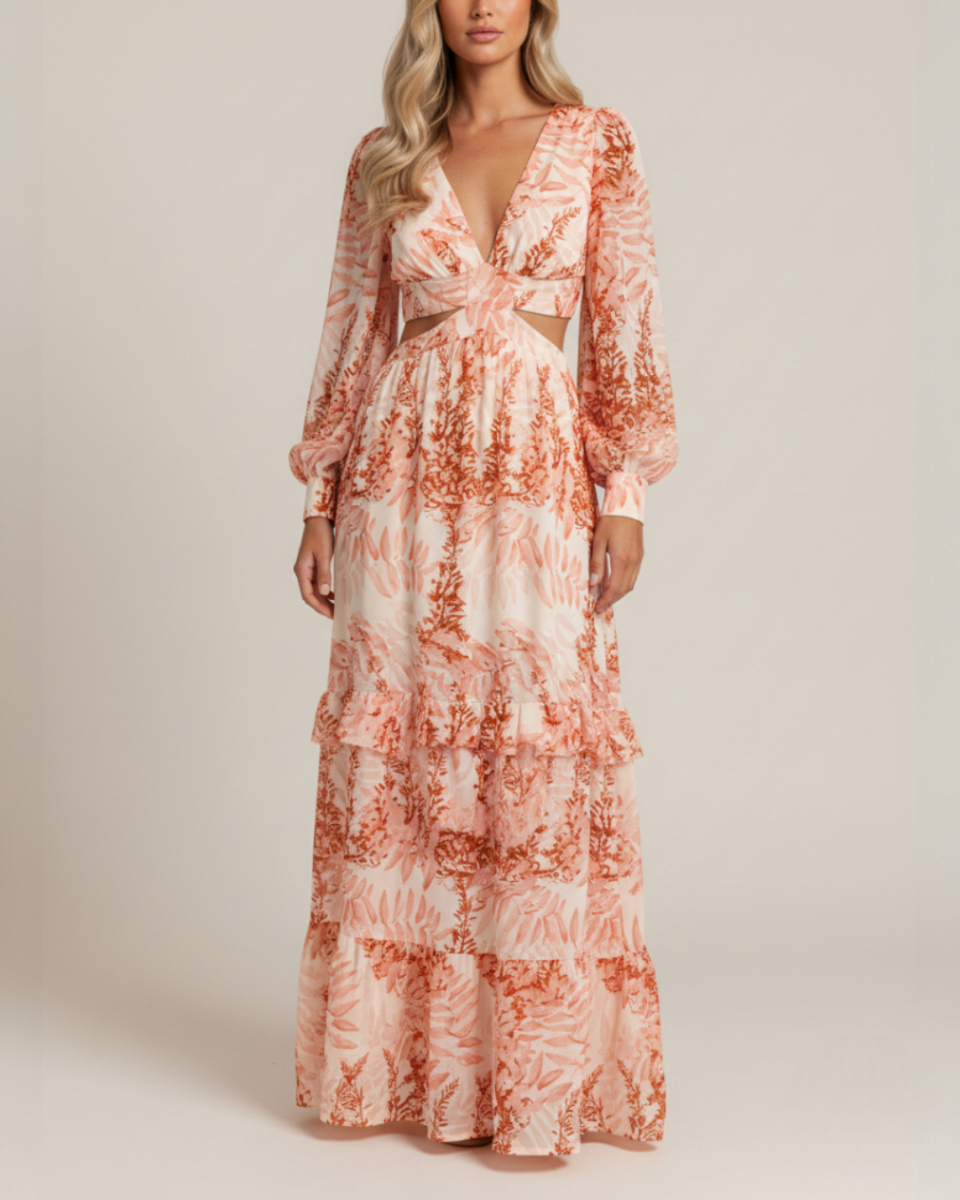 Marula | Maxi Dress with Cut-Out Waist