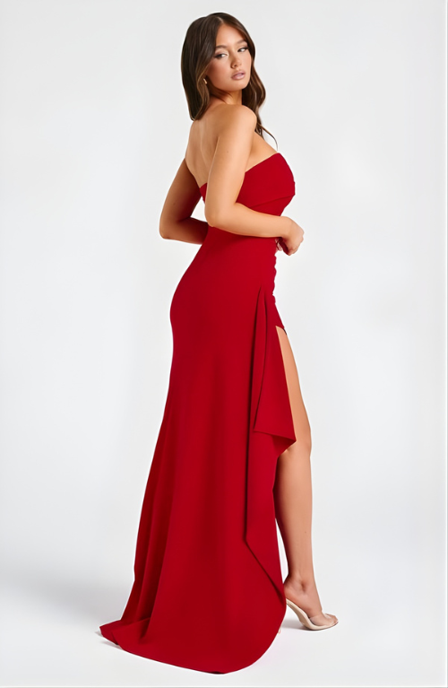 Kirrily | Strapless Twisted Maxi Dress