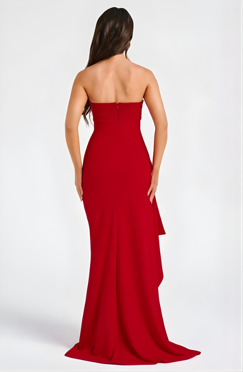 Kirrily | Strapless Twisted Maxi Dress
