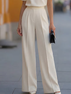 ANNIE — High-Waist Tailored Trousers