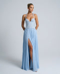 Zara | Sweetheart Lace Splicing Pleated Maxi Dress