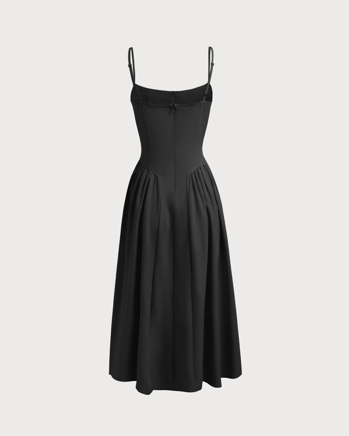 Imogen | Square Neck Pocket Slip Midi Dress