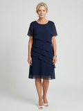 Alba | Soft Contour Knee-Length Midi Dress