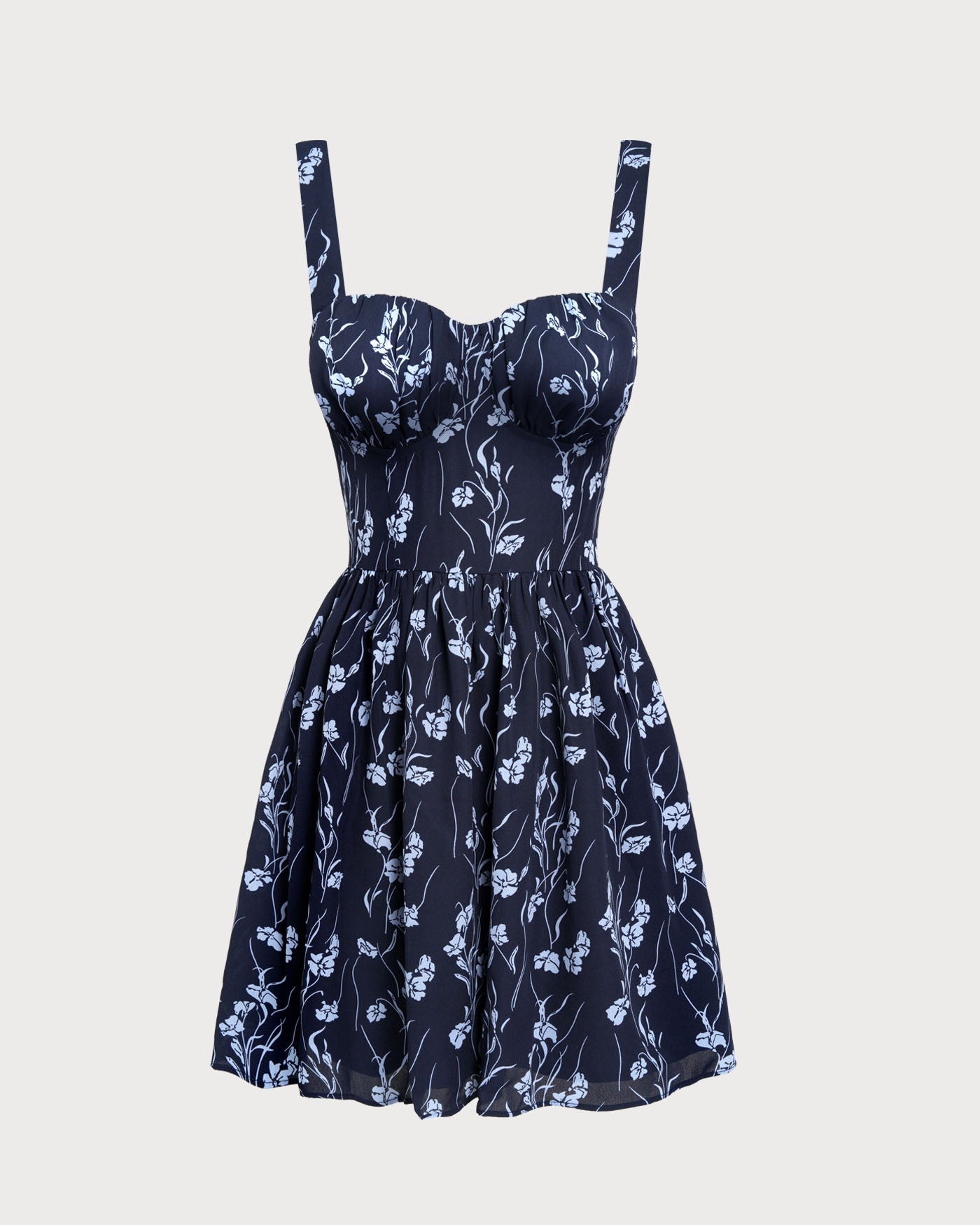 Greta | Sweetheart Floral Mini Dress